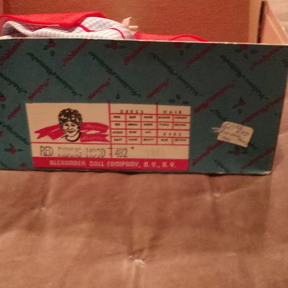 Madam Alexander Doll..Red Riding Hood - Picture 3 of 3